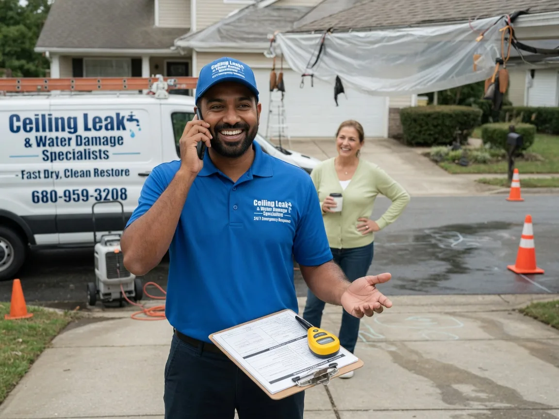 Ceiling Leak Cleanup Sloughhouse, CA FAQs